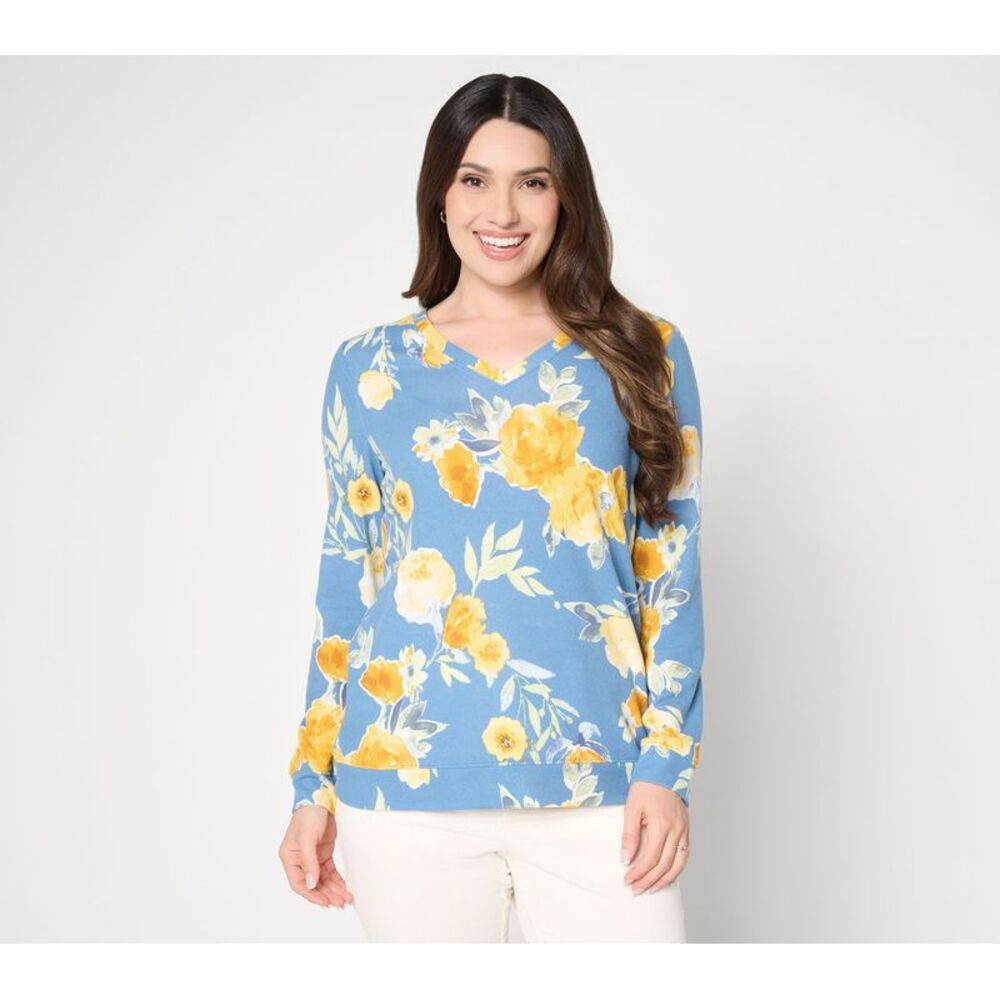 Denim & Co. Women's Top Sz S Make Your Selection: Printed Multi-colored